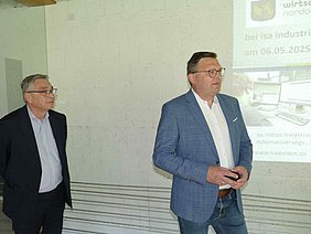 Begrüssung durch Markus Schell und Günther Kmm