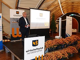 Begrüßung durch Präsident Günter Kamm